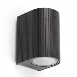 Φωτιστικό Τοίχου Estela 70322 1xGU10 8x6,4x10,5cm Black Faro Barcelona BLACK