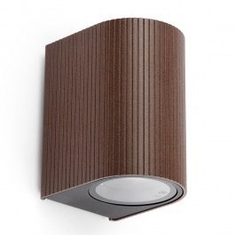 Φωτιστικό Τοίχου Estela 70324 1xGU10 8x6,4x10,5cm Brown Rust Faro Barcelona BROWN