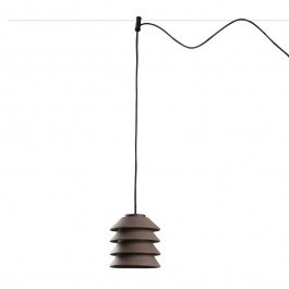 Φωτιστικό Οροφής Κρεμαστό Toba 72127-165 E27 18x24,1cm Brown Faro Barcelona BROWN