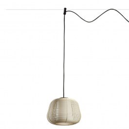Φωτιστικό Οροφής Κρεμαστό Narita 72120 E27 27,9x27,9cm Beige Faro Barcelona BEIGE