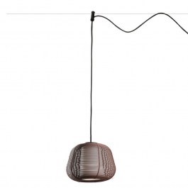 Φωτιστικό Οροφής Κρεμαστό Narita 72122 E27 27,9x27,9cm Rust Brown Faro Barcelona BROWN