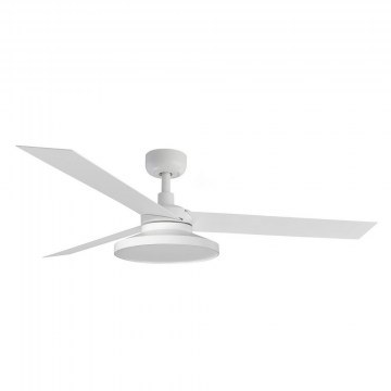 Ανεμιστήρας Οροφής Με Φως Cruiser Tak L 342902W 2700K 1853lm D132cm White Faro Barcelona