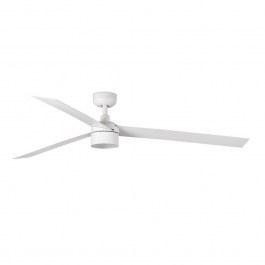Ceiling Fan With Light Cruiser Tek XL 342923N 3000K 774lm D160cm White Faro Barcelona WHITE