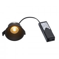 Recessed Ceiling Spot Albric 2310340003 2700K 590lm IP44 8.3x4.9cm Black Nordlux