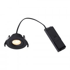 Recessed Ceiling Spot Aliki 2310320003 2700K 580lm IP44 8.3x4.5cm Black Nordlux