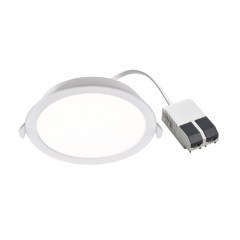 Recessed Ceiling Spot Manacor 18 2610020001 3000K 1100lm IP44 15x3.5cm White Nordlux