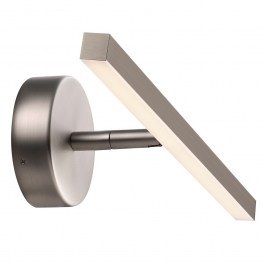 Wall Lamp - Bathroom Ip S13 40 2510501032 3000K 340lm IP44 11,8x40,3cm Brushed Steel Nordlux STEEL