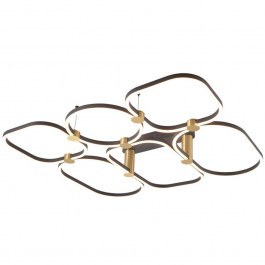 Ceiling Lamp 2645 90,5x80,5x18cm Dim Led 6210lm 96W 3000K Black-Gold BLACK