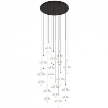 Pendant Lamp 26128 75x440cm Dim Led 3300-3625lm 47W 2700-3000K Clear-Black
