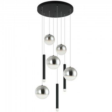 Φωτιστικό Οροφής 2655 70x240cm Dim Led 1840lm 26W 3000K Smoke-Black