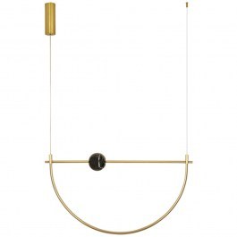 Pendant Lamp 26104 97x253cm Dim Led 1416-1524lm 32W 2700-3000K Marble Black-Gold GOLD