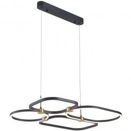 Φωτιστικό Οροφής 2647 80,5x60,5x217cm Dim Led 1800lm 48W 3000K Black-Gold BLACK