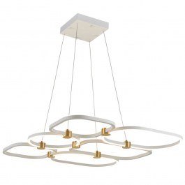 Φωτιστικό Οροφής 2650 90,5x80,5x209cm Dim Led 6210lm 96W 3000K White-Gold WHITE