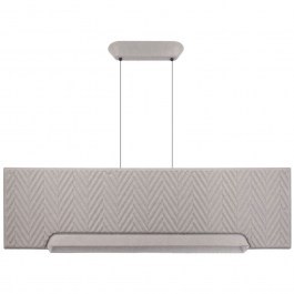 Φωτιστικό Οροφής - Ράγα Acoustic 2679 110x7,5x31cm Dim Led 2186lm 26W 3000K Grey GREY