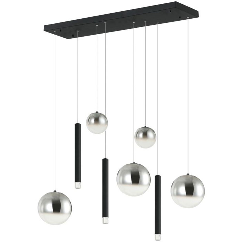 Φωτιστικό Οροφής - Ράγα 2657 112x34x240cm Dim Led 1840lm 26W 3000K Smoke-Black
