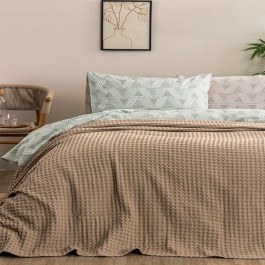 Κουβέρτα Marcie Beige Palamaiki BEIGE