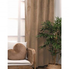 Κουρτίνα Cyrill Με Τρουκς Beige Palamaiki BEIGE