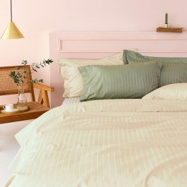 Σεντόνι Sateen Riga Cream Palamaiki CREAM