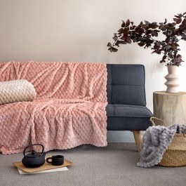 Κουβέρτα Aster Fleece Rose Palamaiki ROSE