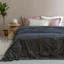 Κουβέρτα Aster Coal Palamaiki COAL