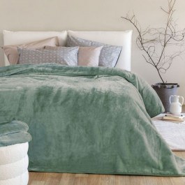 Κουβέρτα Dream Velour/3 Olive Palamaiki OLIVE