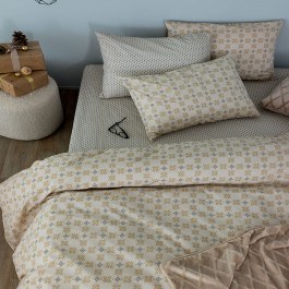 Παπλωματοθήκη FL6254 (Σετ 3τμχ) Beige Palamaiki BEIGE