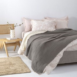 Κουβέρτα Mous Grey Palamaiki GREY