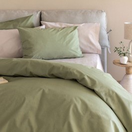 Bed Sheets Etoile/2 Fitted (Set 3pcs) Khaki Palamaiki KHAKI
