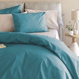 Bed Sheets Etoile/2 Fitted (Set 4pcs) Petrol Palamaiki PETROL