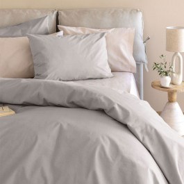 Bed Sheets Etoile/2 Fitted (Set 3pcs) Silver Palamaiki SILVER