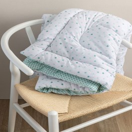 Baby Quilt Double-Sided BB100 Aqua Palamaiki AQUA