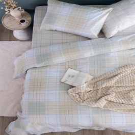 Duvet Cover FL6283 (Set 2pcs) Beige Palamaiki BEIGE