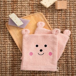 Γάντια Μπάνιου Βρεφικά BG100 (Σετ 2τμχ) Pink Palamaiki PINK