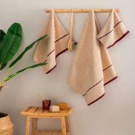 Towels Fivi (Set 3pcs) Beige Palamaiki BEIGE