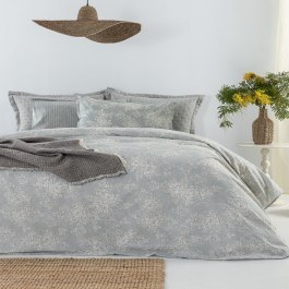 Bed Sheets STE102 Fitted (Set 4pcs) Grey Palamaiki GREY