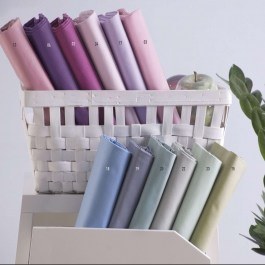 Pillowcases Set Monochrome Madonna 02 Rasberry Rose Rythmos RASBERRY