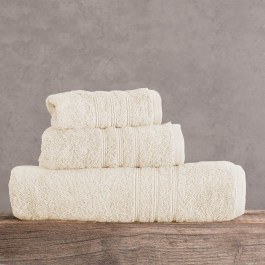 Πετσέτες Aria (Σετ 3τμχ) Ecru Ρυθμός ECRU