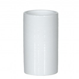 Ποτήρι Tube Ribbed 03211.004 White Spirella WHITE