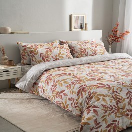 Σεντόνια Φανελένια Aspa-1 (Σετ 4τμχ) Orange Vesta Home ORANGE