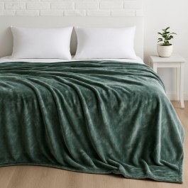 Κουβέρτα Βελουτέ 2833 Olive Astron OLIVE