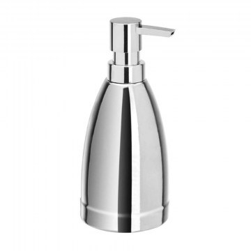 Container of Cream Soap Linea Krom 03087.001 Silver