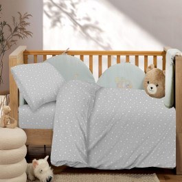 Σεντόνια Βρεφικά Paradise Με Λάστιχο (Σετ 3τμχ) Grey Astron GREY