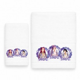 Kid Towels Girls Band (Set 2pcs) White Astron WHITE