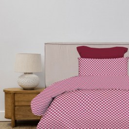 Παπλωματοθήκη Ariel (Σετ 2τμχ) Red Wine Astron RED