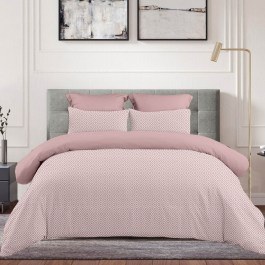 Σεντόνι Boho Με Λάστιχο Dusty Rose Astron ROSE
