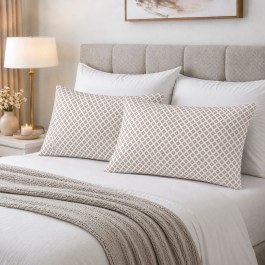 Μαξιλαροθήκες Ariel (Σετ 2τμχ) Beige Astron BEIGE