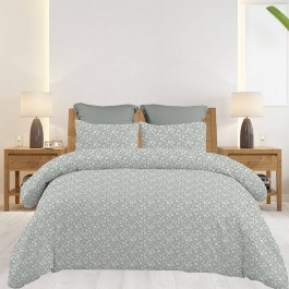 Σεντόνια Emily Με Λάστιχο (Σετ 4τμχ) Grey Astron GREY