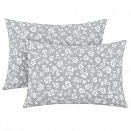 Emily Pillowcases (Set of 2) Grey Astron GREY