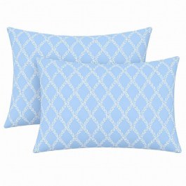 Lucia Pillowcases (Set of 2) Blue Astron BLUE