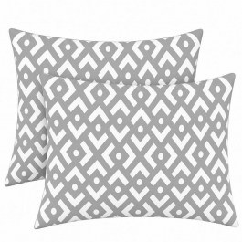 Chiara Pillowcases (Set of 2) Grey Astron GREY
